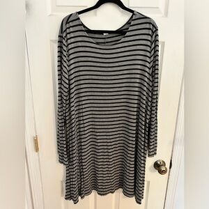 Old Navy Striped Jersey Swing Dress Sz.XXL